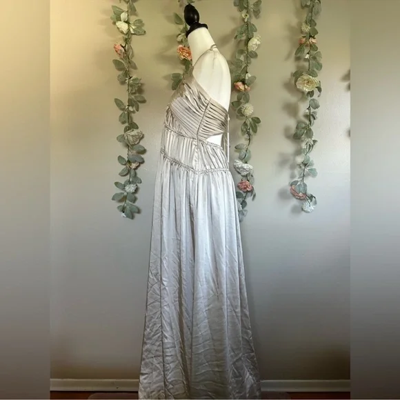 Jonathan Simkhai Strapless Gown Dress in stone NWT Formal Bridal - Picture 6 of 14